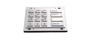 Teclado <span class=keywords><strong>PIN</strong></span> metálico con cifrado y certificación PCI 4.0 para cajeros automáticos - Product Image 5