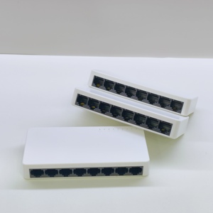 Mini-commutateur Ethernet de bureau haute performance avec coque en plastique, 8 ports, 100 Mbps, pour câble Internet, ordinateur portable et routeur - Product Image 5