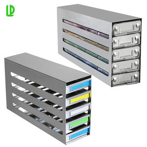 Rejilla de Acero Inoxidable para Congelador de Laboratorio para Cajas Criogénicas de 2 Pulgadas, Cuatro Cajas de Profundidad por Cuatro Cajas de Altura, -16 Cajas 1/EA - Product Image 3