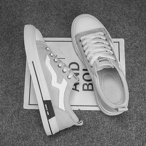 Zapatos de Lona de Estilo Urbano Modernos <span class=keywords><strong>y</strong></span> a la Moda para Hombre, de Corte Bajo, Resistentes al Desgaste <span class=keywords><strong>y</strong></span> Antideslizantes, Zapatos Casuales - Product Image 5