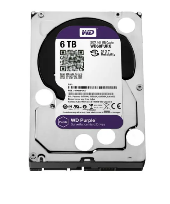 WD/WD60EFRX вертикальный CMR6T Настольный мониторинга NAS выделенный красный диск 3,5-дюймов механический жесткий диск