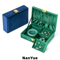 Boîte de rangement à bijoux en velours multi-zones, organisateur personnalisable avec logo, étui à bijoux anti-rayures pour la vente en gros B2B et le dropshipping – Meilleures ventes