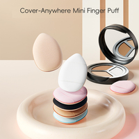 Poudre de finition pour les doigts, petit format, pour fixer le maquillage, blush au miel, illuminateur, effet velours sec pour le pouce