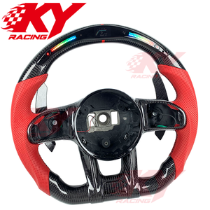 Volant en fibre de carbone LED RPM amélioré pour Mercedes-Benz W205 W204 W213 W219 W222 A45 GLE63 C63 809 GLS E63 S63 GLS AMG GT - Product Image 3