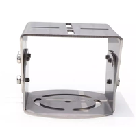 Support de caméra de sécurité en acier inoxydable 304 réglable en angle de 3 mm d'épaisseur 125*105*85, articulation cardanique, accessoire de sécurité
