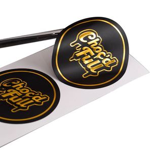 Manufacturer Wholesale Self <b>Adhesive</b> <b>Vinyl</b> Round Logo Labeling Stickers Waterproof Paper Private Design Custom Printing - Product Image 5