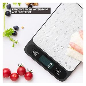 Stainless Steel Weight Pan 5kg 10kg Accuracy 1g LCD <strong>Digital</strong> Kitchen Food <strong>Scale</strong> with CE Rohs FCC - Product Image 3