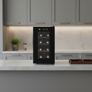 <span class=keywords><strong>Nevera</strong></span> para Vinos <span class=keywords><strong>Vertical</strong></span> de 22L con Capacidad para 8 Botellas, Ideal para Cocina - Product Image 2