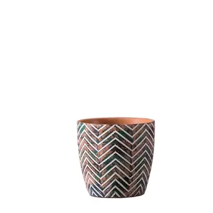 resina de cerâmica pote plantador Suppliers-Vaso de cerâmica quadrado grande, colorido, branco, 7cm, grande plantador, resina de ovos, plástico, vitrificado, para plantas
