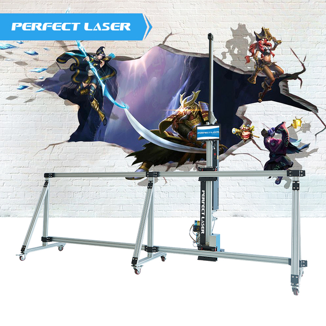 Perfect Laser New Profitable Business Opportunity 3D Intelligent Vertical Mural Wall Painter Drawing Printer Printing Machine