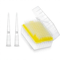 Embouts de pipette universels à faible rétention, 100 µl, stériles, sans DNase, sans RNase, sans pyrogène, 96 embouts par support