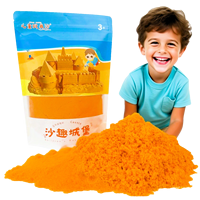 Kit de sable magique DIY avec moules d'animaux marins, jouets sensoriels éducatifs pour enfants, sable dynamique créatif pour activités spatiales