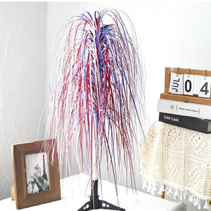 ต้นไม้ประดับตกแต่งแบบพู่ห้อยสีแดง ขาว น้ำเงิน สำหรับตกแต่งบ้านในวันชาติสหรัฐอเมริกา (4 <span class=keywords><strong>กรกฎาคม</strong></span>) - Product Image 2