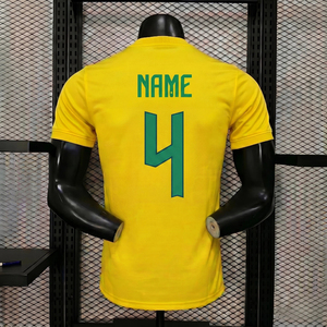 Maglia da Calcio Personalizzata <span class=keywords><strong>Cristiano</strong></span> <span class=keywords><strong>Ronaldo</strong></span> 2026 Brasile, Traspirante, Manica Corta, da Uomo - Product Image 1