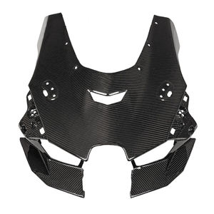 Pieza de motocicleta de carenado de Nariz de fibra de carbono para <span class=keywords><strong>Kawasaki</strong></span> <span class=keywords><strong>ZX10</strong></span> 2021 + - Product Image 1