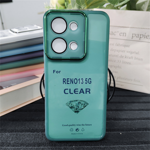 <span class=keywords><strong>Funda</strong></span> de TPU para Teléfono <span class=keywords><strong>OPPO</strong></span> A6 F31 A5 F29 Pro A6X A6 GT Reno 15F 14F 15 Pro Mini, Transparente, Antigolpes, con Protección de Lente - Product Image 1