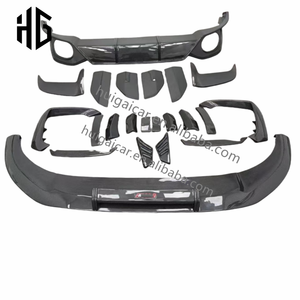 Car Styling Fibra de carbono <span class=keywords><strong>ABT</strong></span> Style Front Lip Canards Difusor trasero Puntas de escape Kit de carrocería para au-di <span class=keywords><strong>Q8</strong></span> RSQ8 Bodykit - Product Image 1