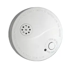 Thiết Bị Phát Hiện Khói Quang Học Bán Chạy Nhất Thiết Bị Báo Khói Pin 9V DC EN14604 Đã Được Phê Duyệt