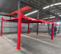 Pont élévateur de stationnement à quatre poteaux Trihero TH-P18, capacité de levage 2700 kg, hauteur de levage 1800 mm, puissance 22 kW, 220 V/380 V 50/60 Hz, 980 kg