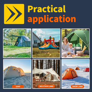 Playa arena Camping patio vientos altos resistente trampolín ancla Kit al aire libre tierra anclas Spike columpio tienda jardín <span class=keywords><strong>valla</strong></span> clavija - Product Image 4