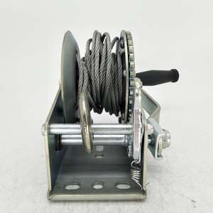 1BJY-HW-05S Cabrestante manual de remolque de nueva condición Capacidad de 1400lbs con piezas y accesorios de remolque de alambre de acero de 8m - Product Image 3