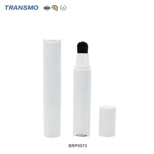 Stylo-crayon cosmétique vide transparent, stylo surligneur en plastique, conteneur vide rond personnalisé avec pinceau - Product Image 4