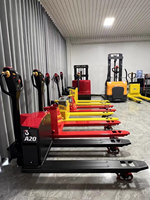 Mini transpalette électrique tout-terrain 300 kg avec batterie complète et nouveau moteur pour utilisation en restauration et commerce de détail