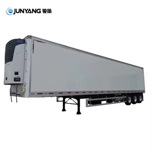 Pabrik JUNYANG Semi Trailer Reefer 2 As Roda Terbaik dengan Temperatur Ganda 53ft, Thermo King, Baja Karbon, Baja Paduan, 40T - Product Image 6