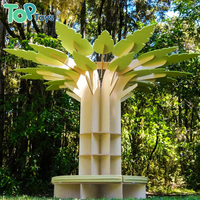 Top conception de salle de classe pour les enfants d'âge préscolaire maternelle thème de la forêt étagère arbre d'apprentissage acoustique pour la disposition de la salle de classe de la chambre