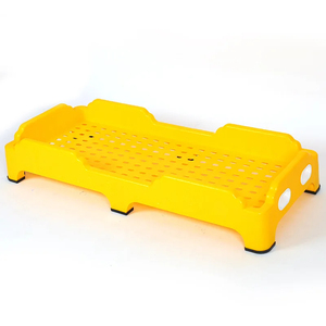 Cuna de plástico de diseño moderno para niños pequeños para guardería y jardín de infantes Cama apilable colorida para niños para dormitorio Camas para niños - Product Image 2