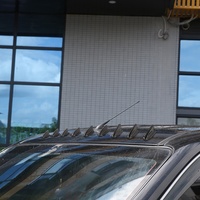 Aileron de voiture bicolore en forme d'aileron de requin, personnalisable, adapté à tous les véhicules, élégant et durable, accessoire extérieur pour modification