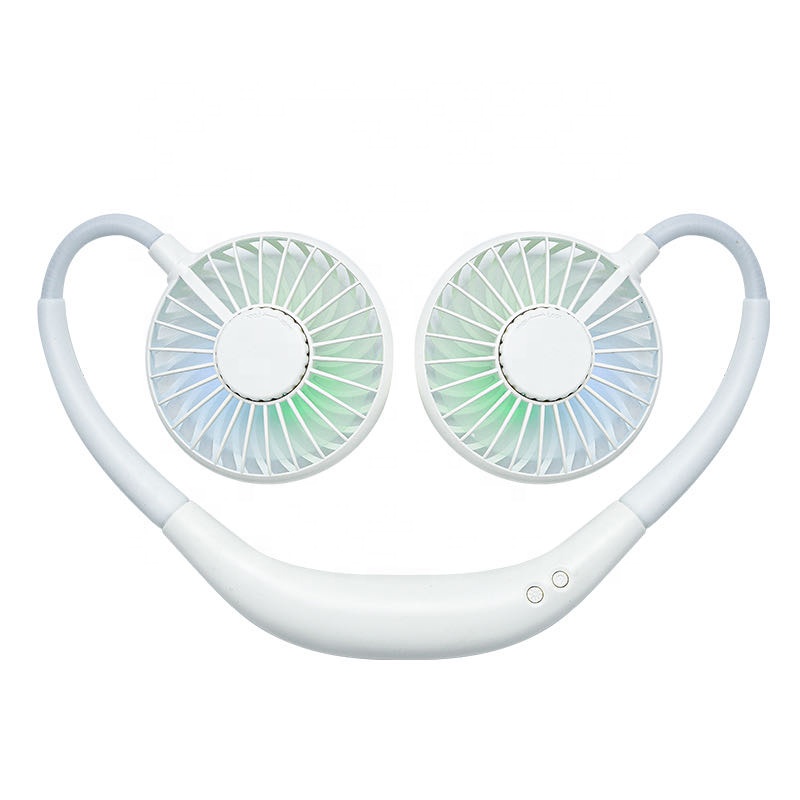 Портативный спортивный мини-вентилятор X8 с шейным ободом, светодиодный светильник с зарядкой от USB, для отдыха на природе, Путешествий, Походов