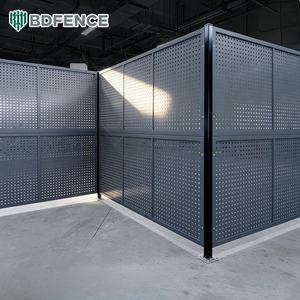 Valla de Acero Perforada de Alta Resistencia Galvanizada de Montaje Rápido para Zonificación de Líneas de Ensamblaje en Fábricas - Product Image 6