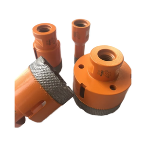 55mm真空ろうドリルビット磁器タイル花崗岩大理石ダイヤモンドセグメントコアビット効率的な穴のこぎり石タイル用 - Product Image 1