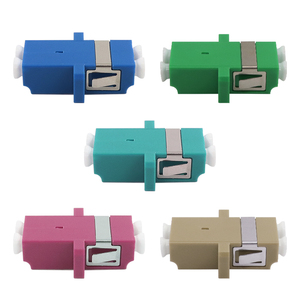 LC-LC PC Duplex đa chế độ đối xứng Loại sợi quang Adapter mà không Flan 4G & 3G tương thích 5dB TX điện ftta sử dụng Aqua màu sắc - Product Image 4
