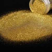 Poudre de paillettes dorées scintillantes pour résine