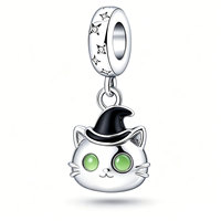 Panjia Design Original Halloween Pumpkin Garland Skull Pendants Nickel Silver DIY Jewelry Accessories Wholesale Cross-border