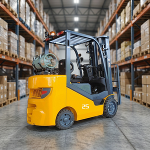 5000lb LPG Propane <b>Forklift</b> Heavy Duty 4 Wheel Cushion Tire Warehouse Material Handling Lift Truck - Product Image 3
