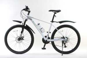 BLEU <span class=keywords><strong>VTT</strong></span> vélo <span class=keywords><strong>cadre</strong></span> en alliage d'aluminium 26 <span class=keywords><strong>pouces</strong></span> double frein à disque <span class=keywords><strong>VTT</strong></span> guidon droit personnalisé montagne Bicicleta - Product Image 6