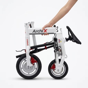 Bicicleta Eléctrica Plegable sin Cadena Archi X Sport, Bicicleta Eléctrica Ligera de 10 kg con Asistencia al Pedaleo para U - Product Image 2