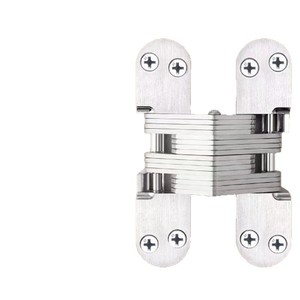 Bisagra para Muebles de Acero Inoxidable de 2 mm, Bisagra Oculta Empotrada en Forma de Cruz para Puertas de Gabinetes - Product Image 5