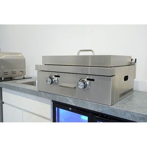 Gabinete <span class=keywords><strong>de</strong></span> Cocina Comercial para Exteriores <span class=keywords><strong>de</strong></span> Acero Inoxidable <span class=keywords><strong>de</strong></span> la Mejor Calidad, Impermeable, con Encimera Blanca - Product Image 5
