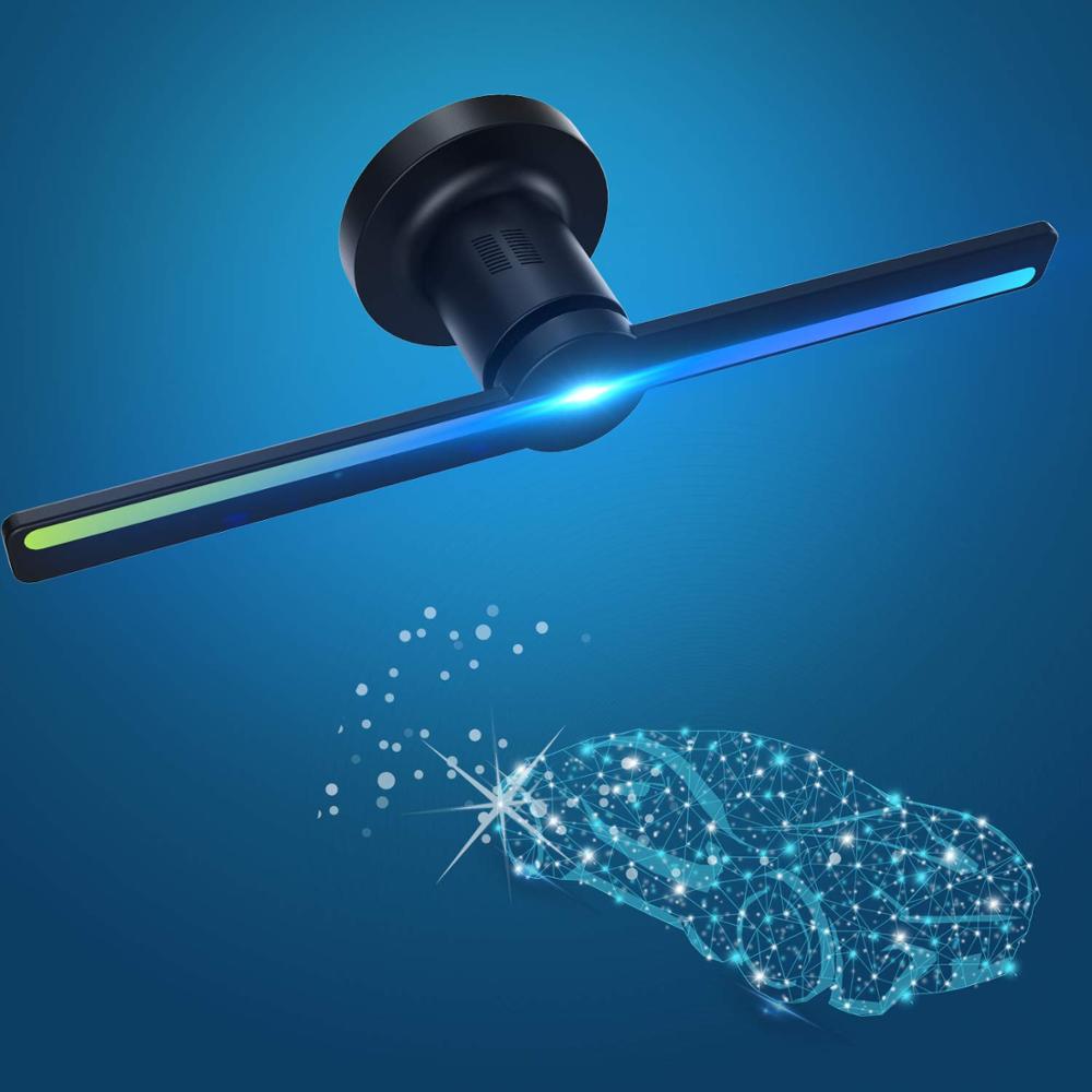 3D голографический проектор, вентилятор, светодиодный голографический рекламный дисплей