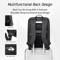 Sac à dos pour ordinateur portable Arctic Hunter en polyester, compartiment pour documents, imperméable, sac de bureau, grande capacité, sac à dos pour ordinateur