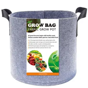 Нетканый войлочный мешок для выращивания овощей, садовые горшки для растений