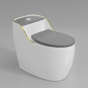Toilettes modernes de luxe contemporaines montées au sol Toilettes en céramique à siphon en S <span class=keywords><strong>Toilette</strong></span> monobloc - Product Image 5