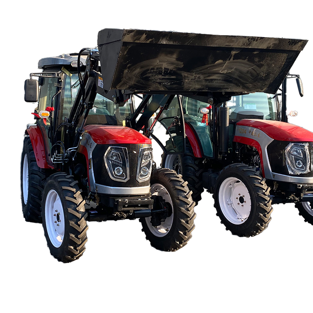 Multi Functional 120HP Garden Tractor with Front Loader Wheel Tractor  Mini Farm Tractor for Sale