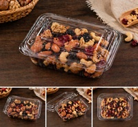 Boîte à gâteau en plastique PP recyclable et écologique, conteneur à pâtisserie transparent avec couvercle à charnière pour la présentation en boulangerie