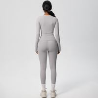 Offre Spéciale – Ensembles de Yoga Ultra Doux à Manches Longues pour Femmes – Extensibles dans les Quatre Sens – Tenues de Sport de Haute Qualité – Hauts et Ensembles de Yoga Sportifs