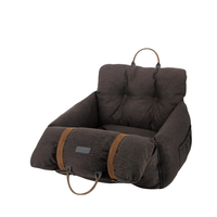 Bobbypet – siège auto pour animaux de compagnie Offre Spéciale, portable, voyage, voiture, transporteur, lit, imperméable, rehausseur de chien, avec 2 laisses réglables pour chiens